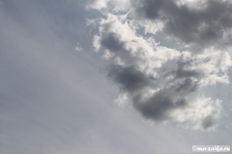 Облака над Волгой, Саратов, 30 мая 2012 года