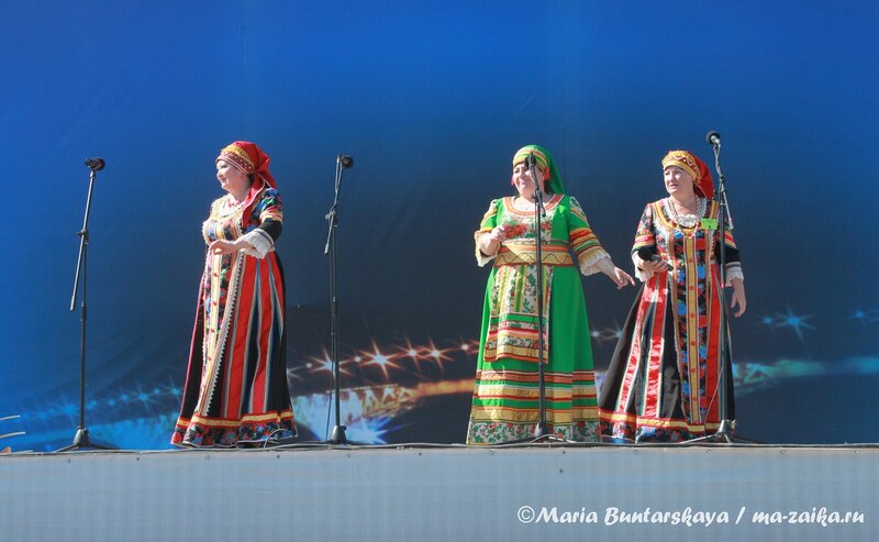 Презентация трёх районов области (Ивантеевского, Перелюбского, Пугачевского), Саратов, Театральная площадь, 14 июля 2012 года