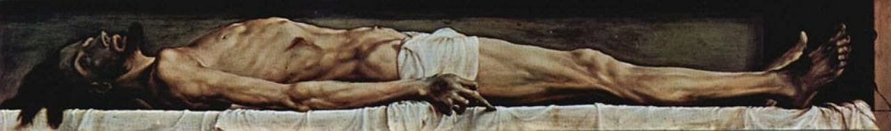 Гольбейн, Мертвый Христос в гробу, (1521—1522 )