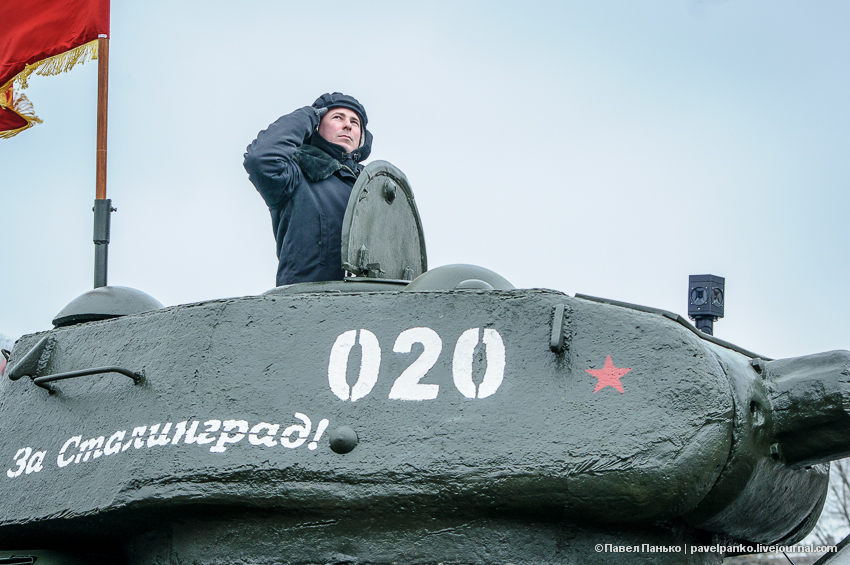 #Сталинград70 Волгоград Сталинград парад танк Т34 Т-34 Панько