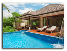 Сейшелы. О. Силуэт. Hilton Seychelles Labriz Resort & Spa. Deluxe Hillside Pool Villa