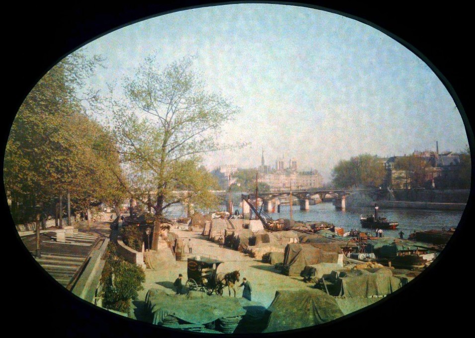 Париж начала века(цветные фотографии)