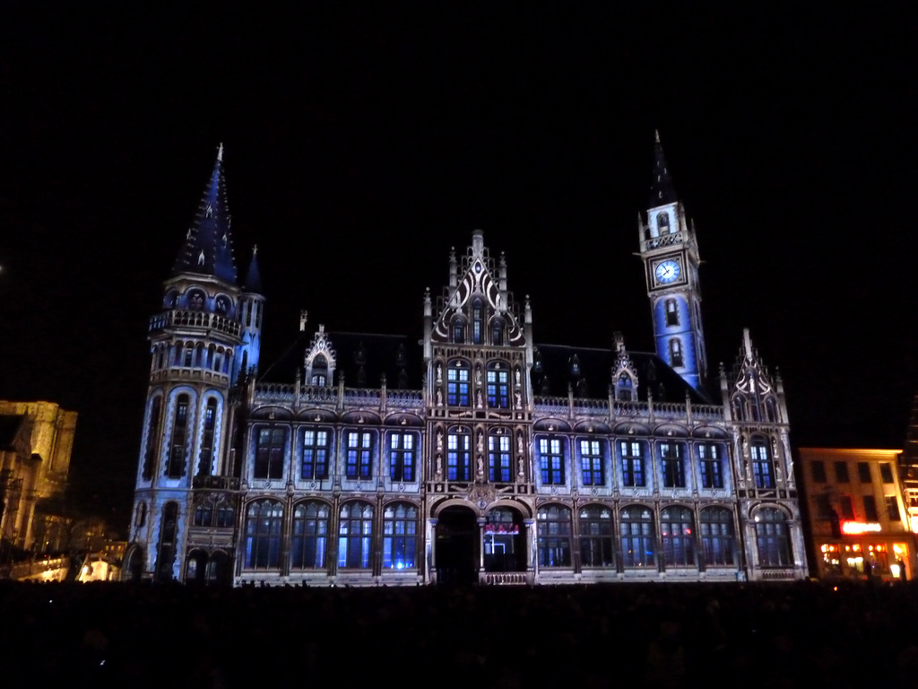 Фестиваль света в городе Гент
