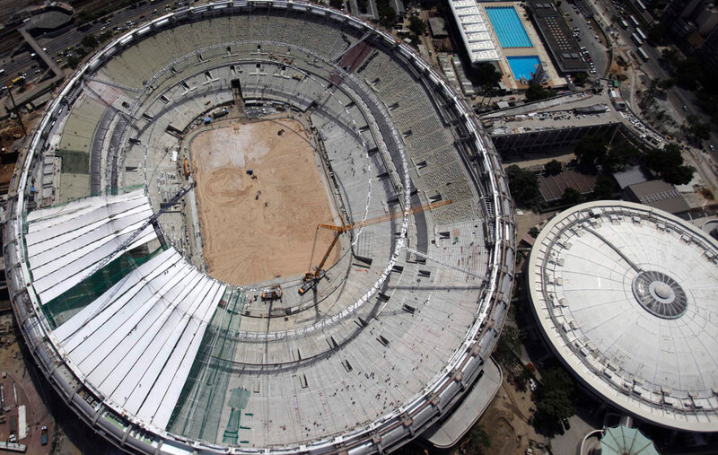 Стадион Маракана готовится к чемпионату мира 0 d9b74 6d41bb51 XL чемпионаты футбол фотографии стадионы Рио де Жанейро реконструкции Маракана Бразилия 