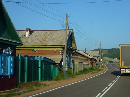 русская деревня в Бурятии