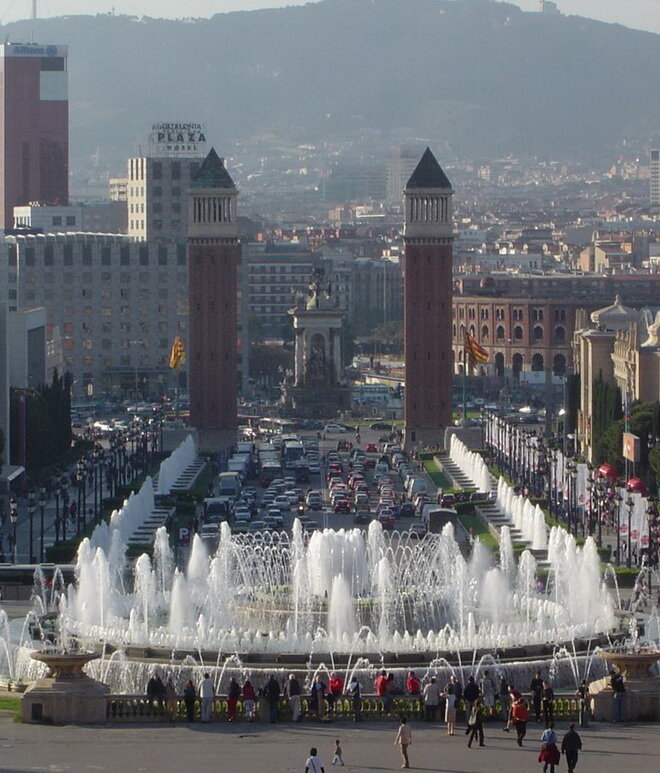 Магический фонтан Монтжуик. Барселона, Испания