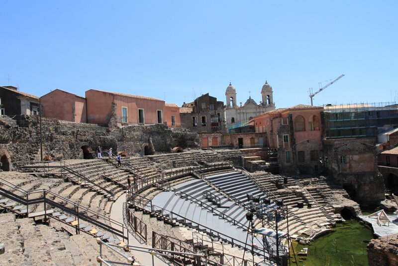 Сицилия, Катания, Римский театр