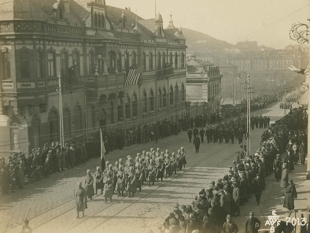 Владивосток в 1918 - 1920 годах.