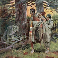 Charles Marion Russell, Indian old-man stories