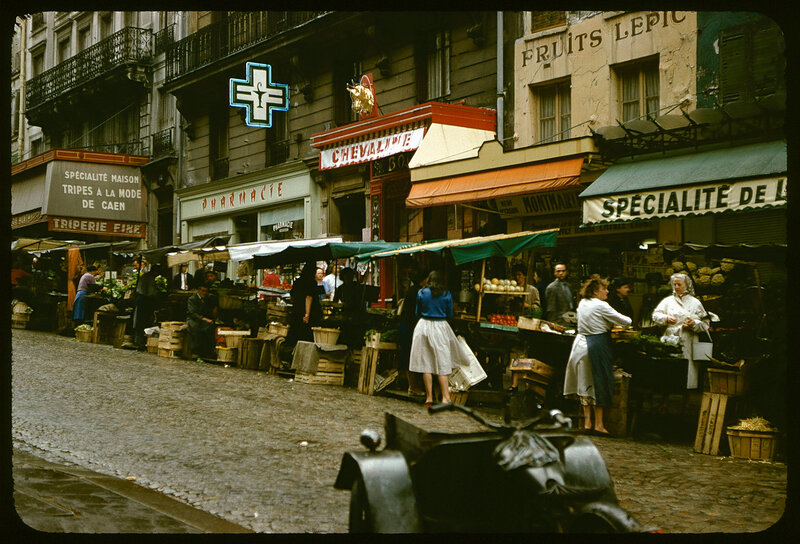 Франция 50-х на цветных слайдах. Романтическое путешествие 