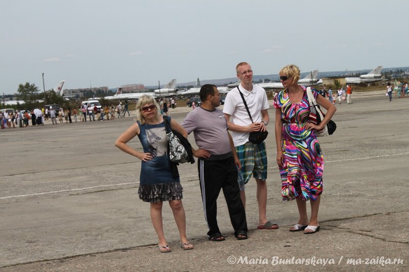 Гости третьей лётной авиабазы, Энгельс, 12 августа 2012 года