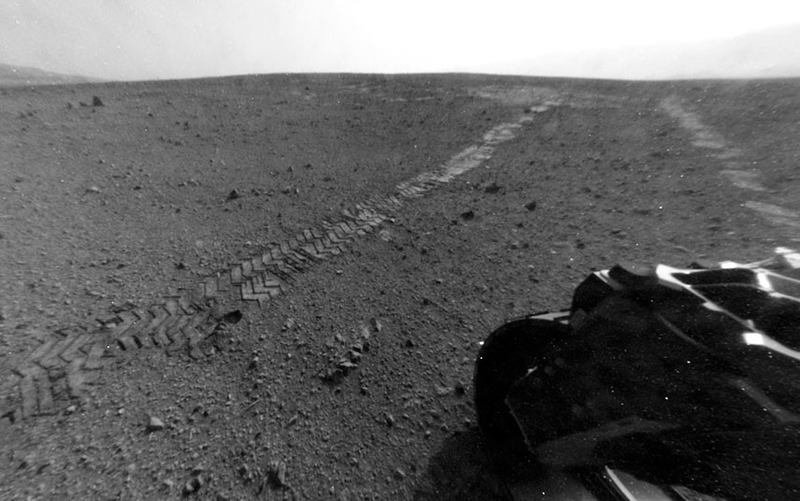 НАСА марсоход Curiosity на Красной планете