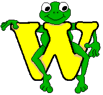 Лягушата и жабы, анимированные английские алфавиты (латиница)