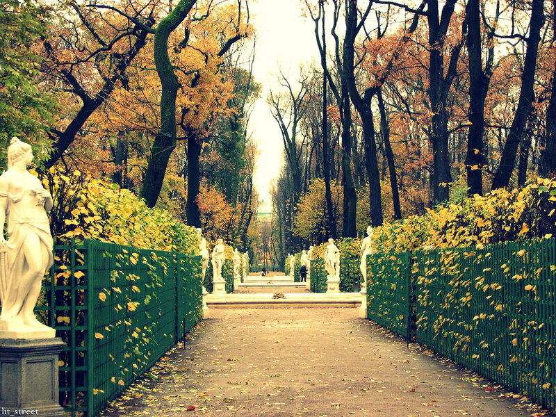 Осенний Летний Сад Фото