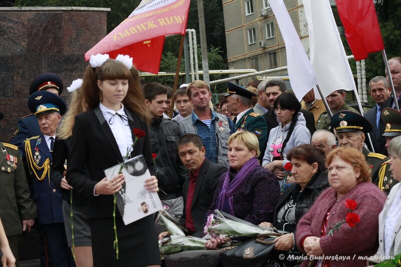 День танкиста, Саратов, танк-памятник 'Мать - Родина', 11 сентября 2013 года