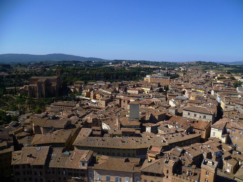 Италия. Сиена. Вид на город (Italy. Siena. View of the city).