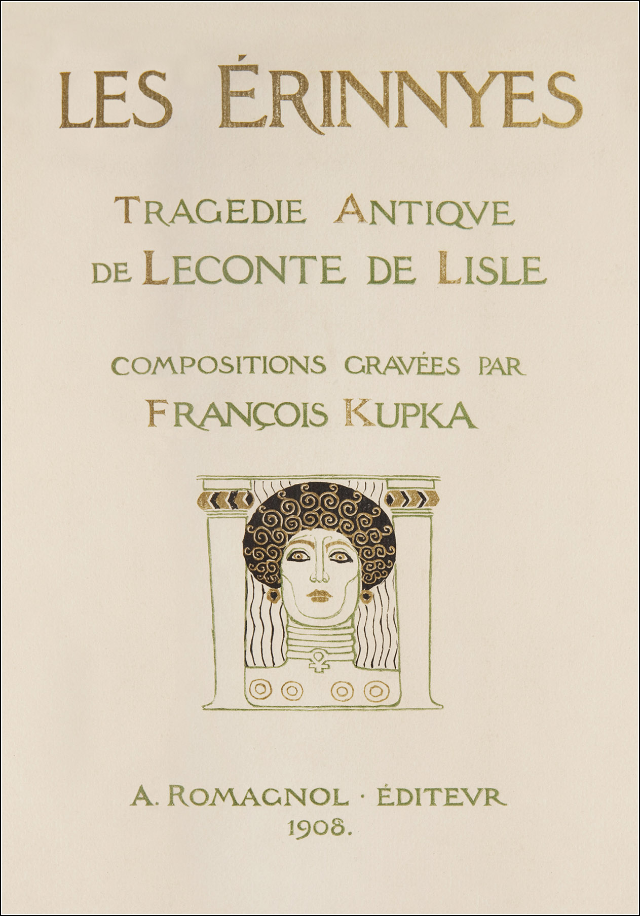 RÃ©sultat de recherche d'images pour "Les Ãrinnyes de Leconte de Lisle kupka"