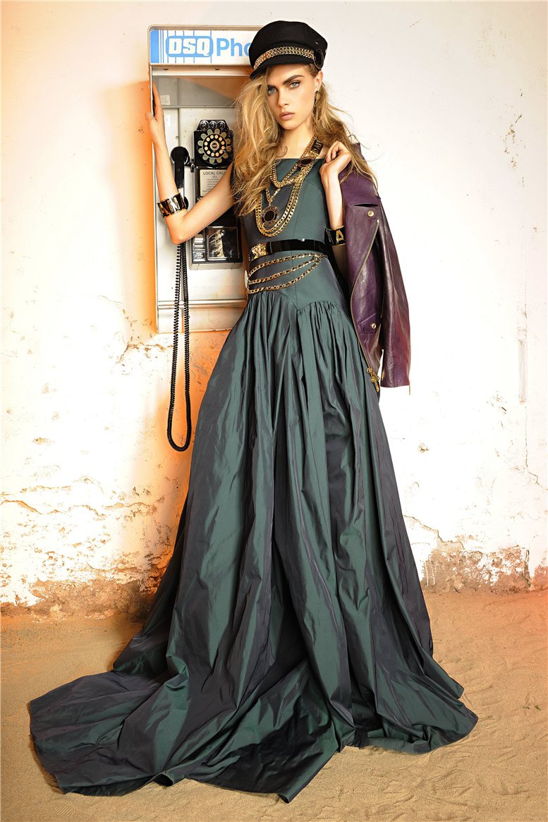 Cara Delevingne / Кара Делевинь в каталоге модной одежды Dsquared Pre-Spring 2013