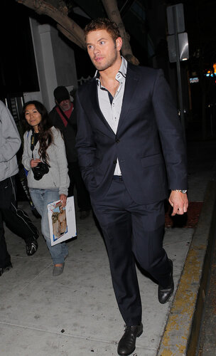 Kellan Lutz seen leaving Palihouse restaurant in Los Angeles