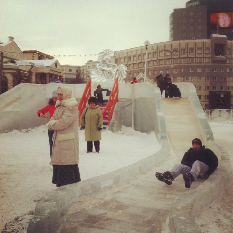 Жители ледяного городка-2014