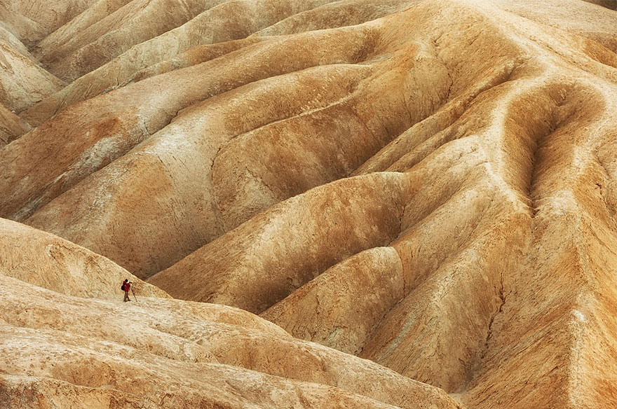 Бесплодные земли в национальном парке Долина Смерти. 