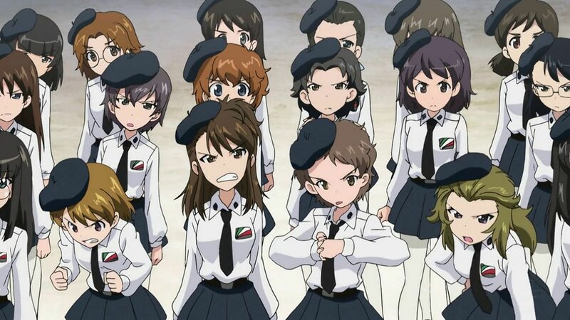  Girls und Panzer: Ooarai Joshi Gakuen vs Anzio Koukou, 2014. 