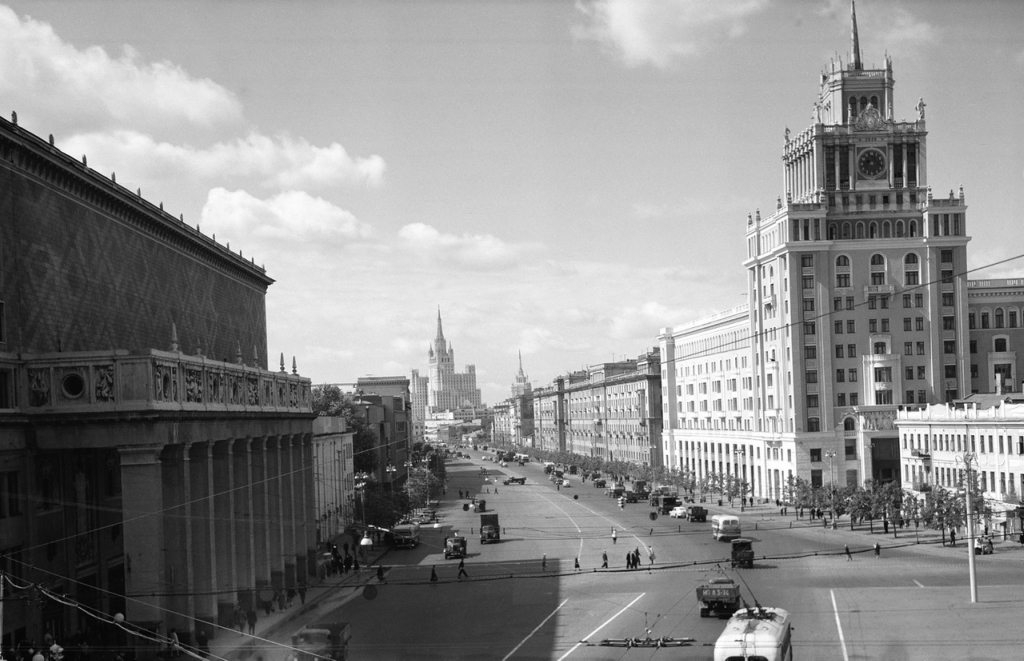 Площадь Маяковского в 50-х