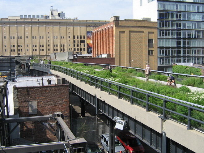 Хай-Лайн Парк (The High Line). Нью-Йорк