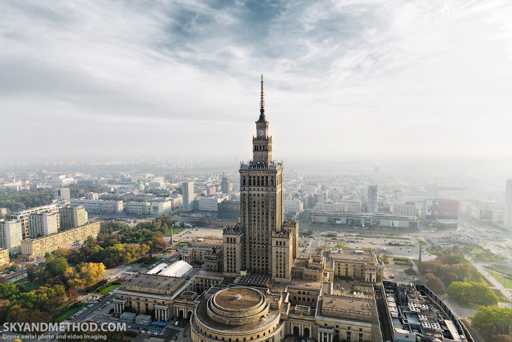 Варшава с высоты (25 фото)