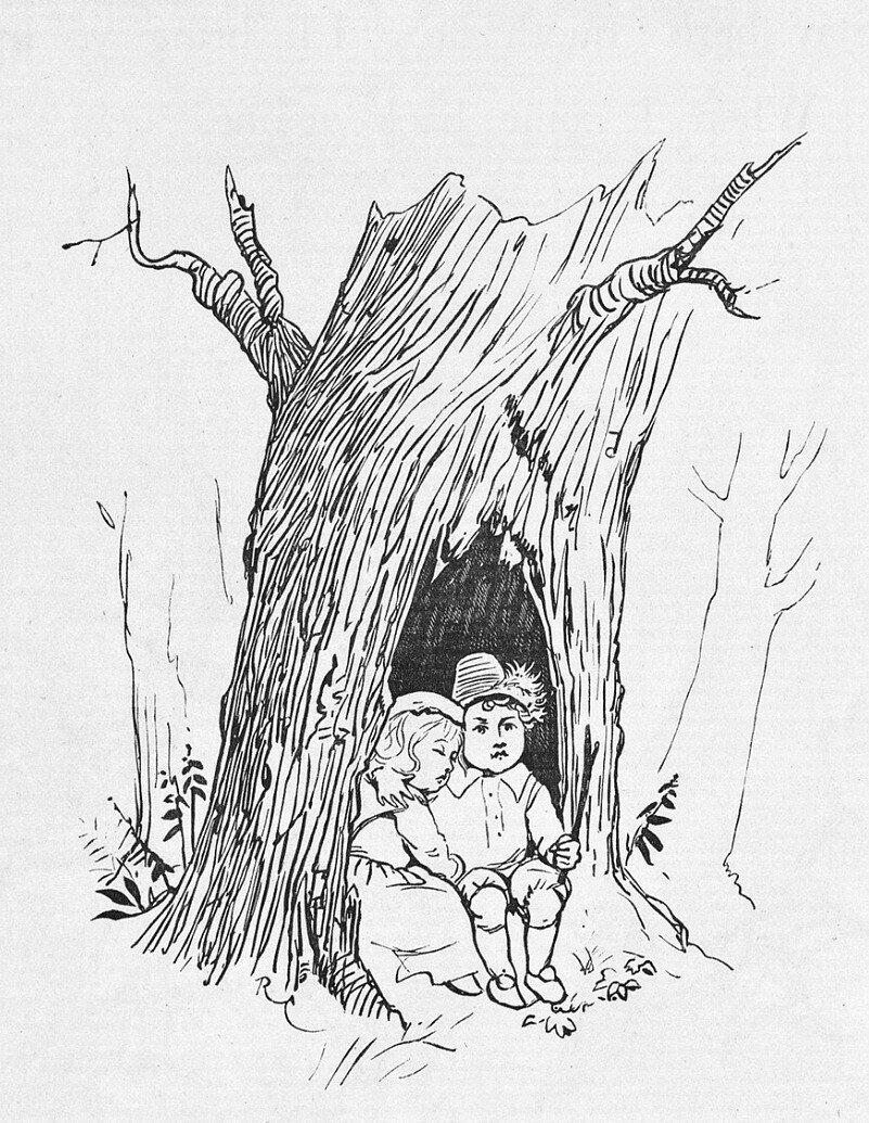 Guy peeing in the woods
