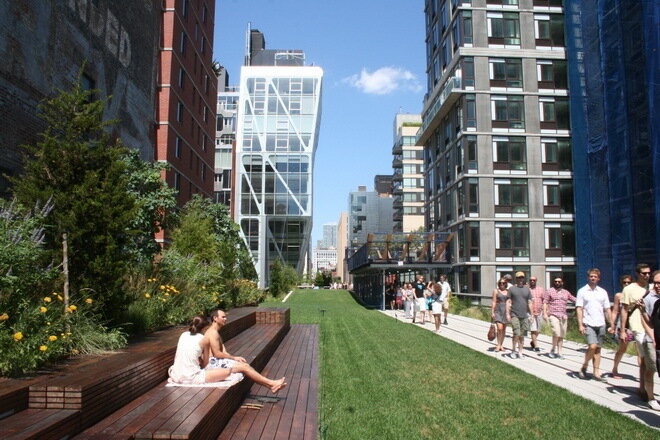 Хай-Лайн Парк (The High Line). Нью-Йорк