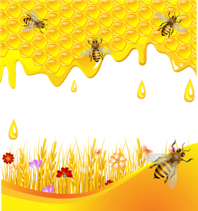 Пчёлы.Медовый Спас.Клипарт и фоны.