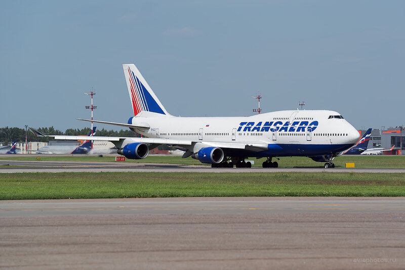 Boeing 747-446 (EI-XLD) Трансаэро D805929a