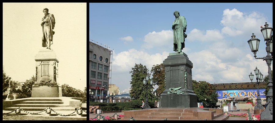 История памятника Пушкину