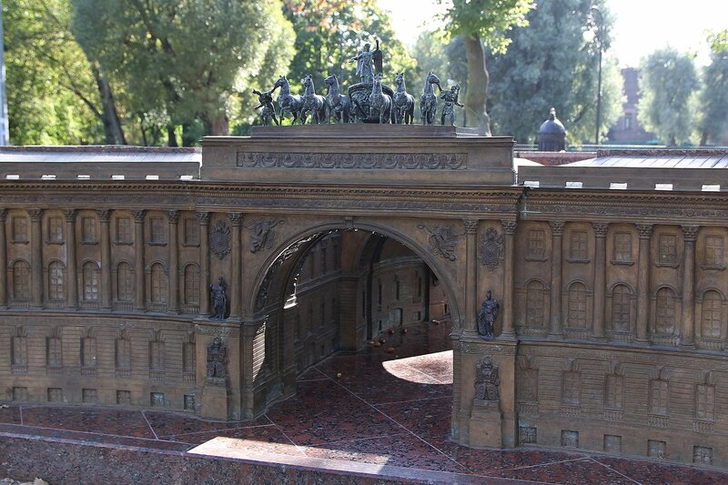 Триумфальная арка в здании Главного штаба на Дворцовой площади - Санкт-Петербург в миниатюре Img_8032