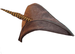 Женская шляпа с пером