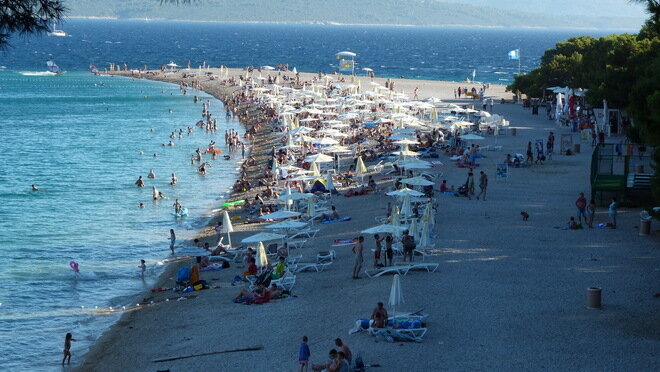 Пляж Золотой мыс (Золотой рог). Хорватия