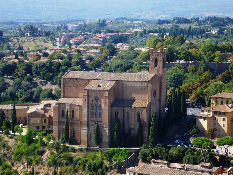 Италия. Сиена. Вид на город (Italy. Siena. View of the city).