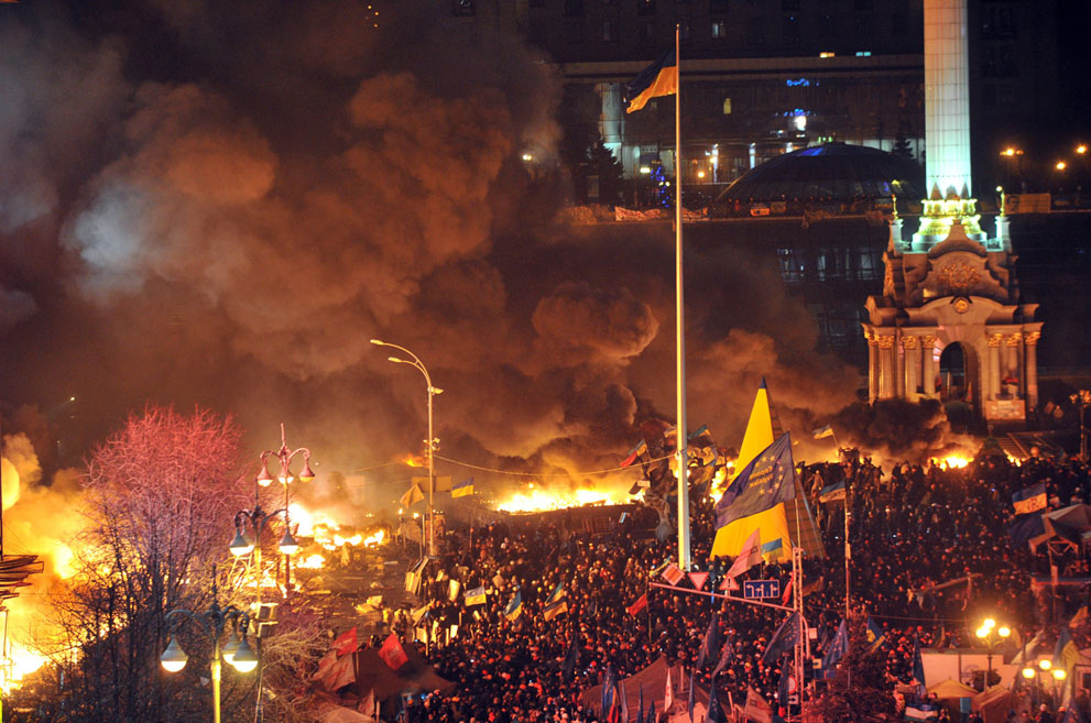 Кровавый бой в Киеве