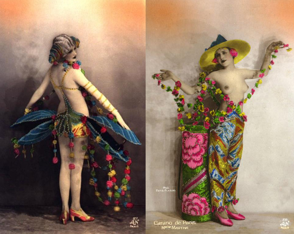 Танцовщицы парижских кабаре в 1915 году