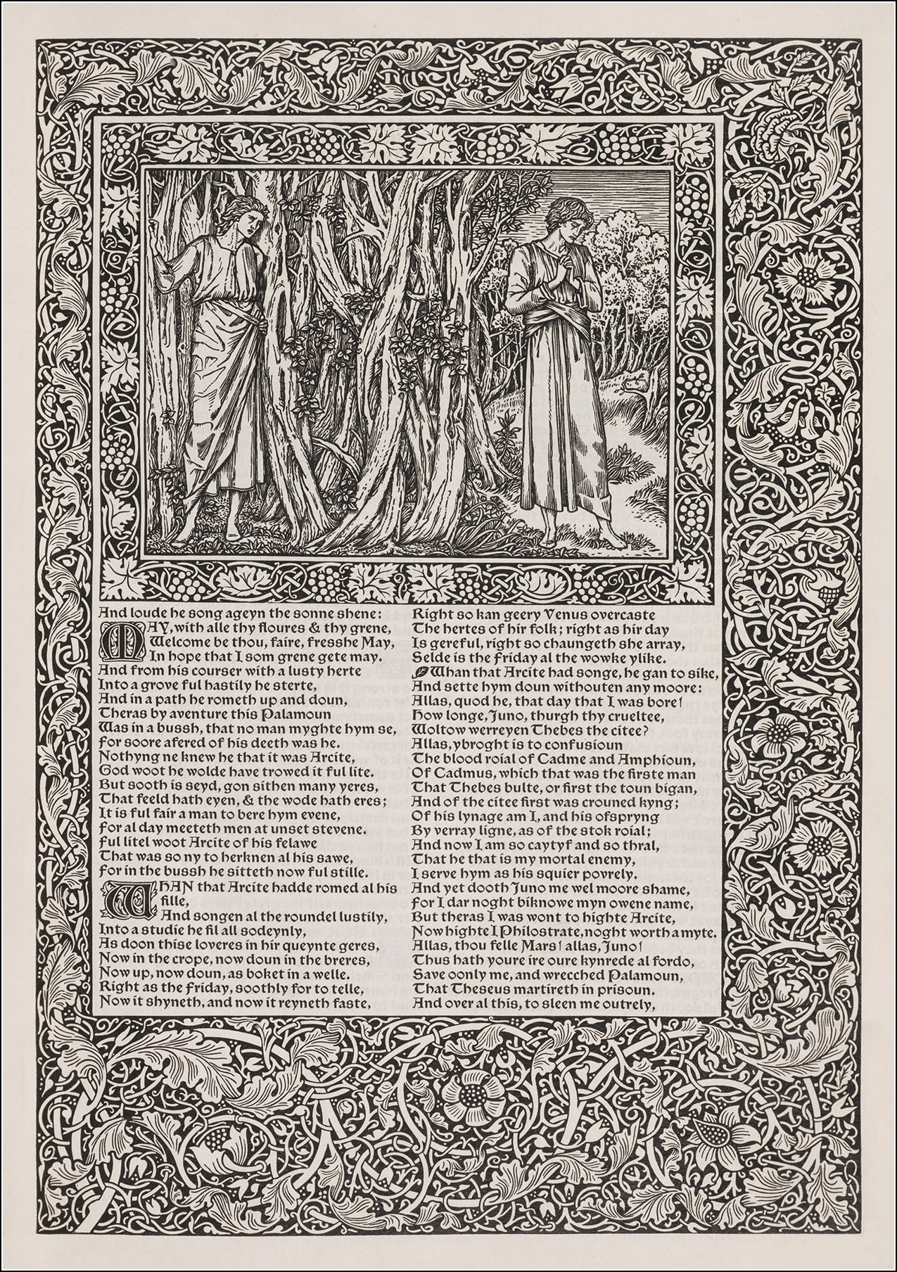 Edward Coley Burne-Jones, The works of Geoffrey Chaucer