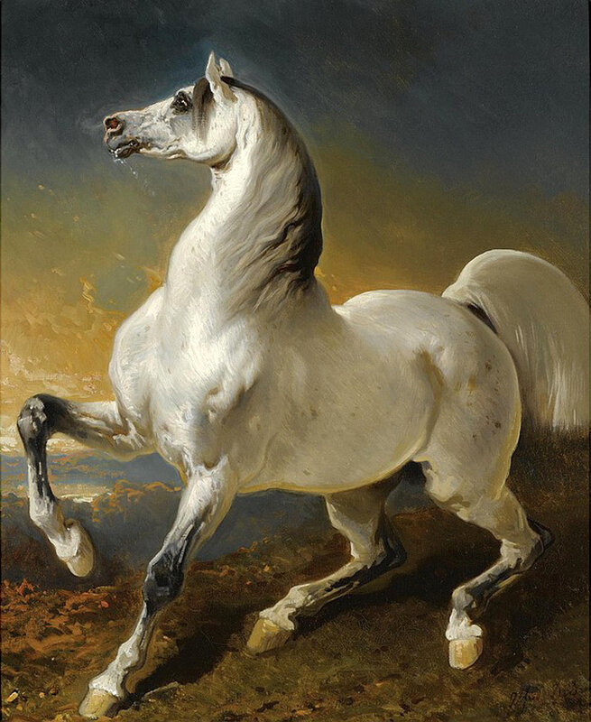 Alfred de Dreux. Лошади и собаки