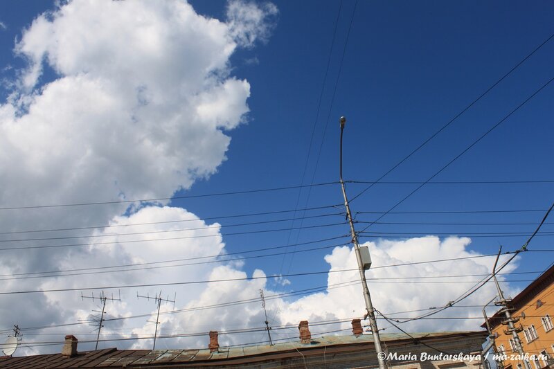 Прогулка по Саратову, Облака, 28 июня 2013 года