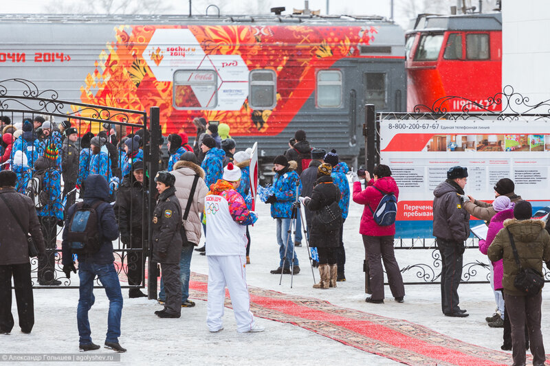 Олимпийский огонь в Кирове
