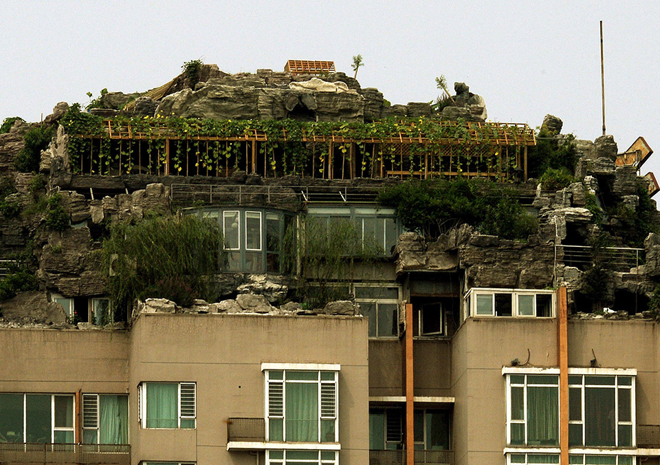 Вилла на крыше многоэтажного дома
