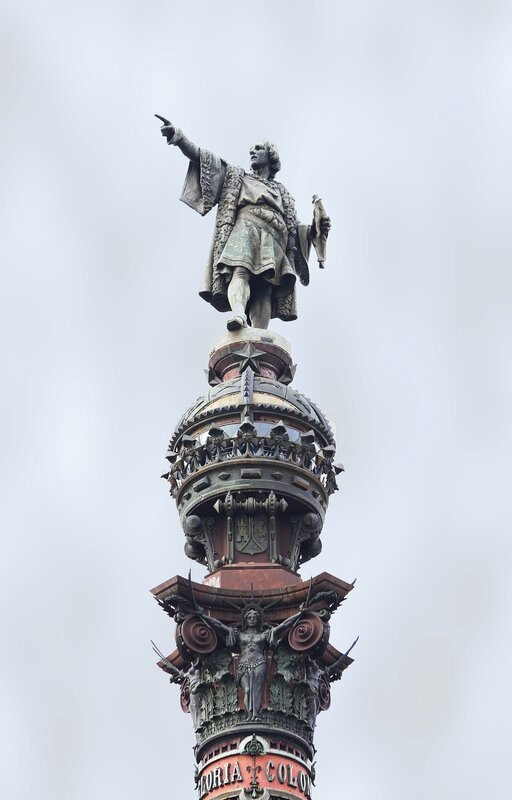 Барселона. Колонна Колумба. Columbus Monument, Barcelona. Monumento a Colón