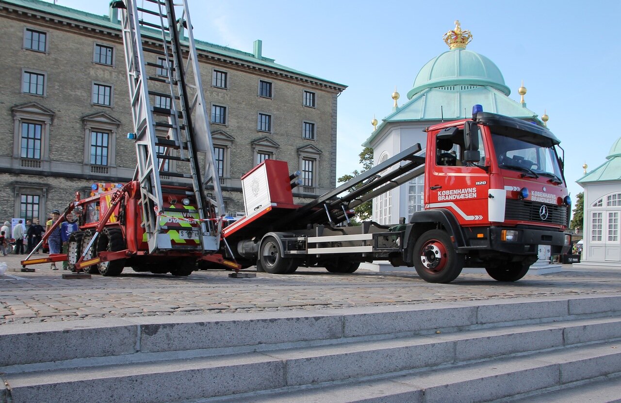 Københavns Brandvæsen. Copenhagen, Exhibition of fire technics. 