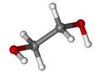 этиленгликоль, этандиол, модели молекул, 3d молекулы, химия