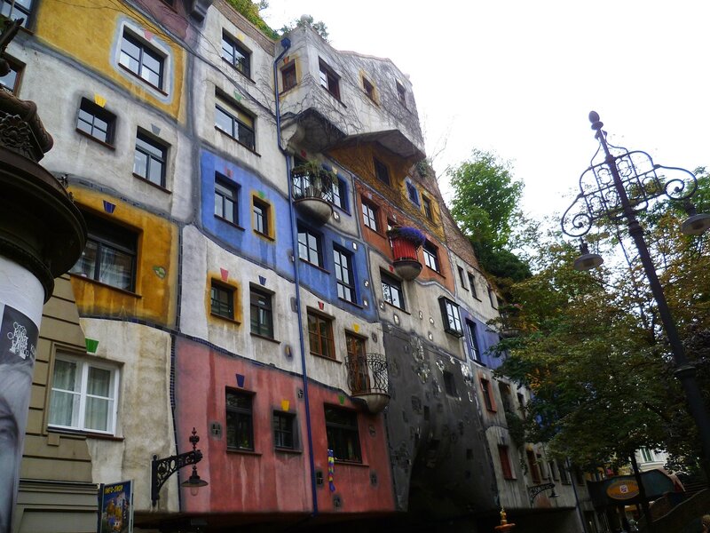 Вена, дом Хундертвассера (Vienna, Hundertwasser House)