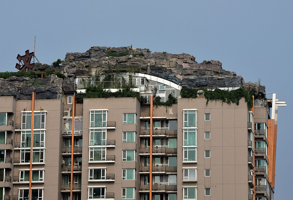 Вилла на крыше многоэтажного дома